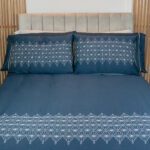 Set de duvet Macadamia «Azul navi»