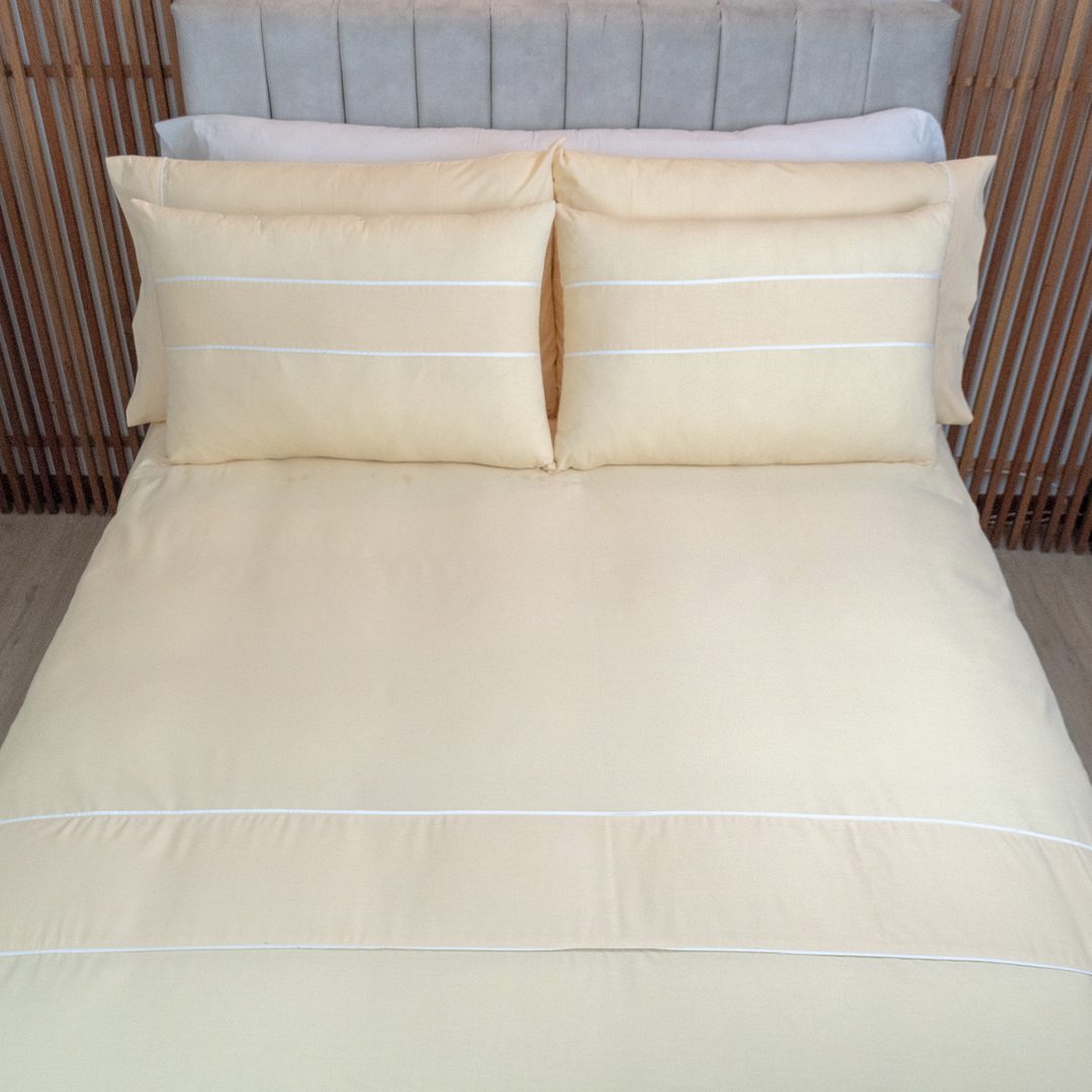 Set de duvet Botton yellow